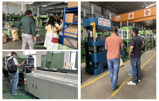 Shunhao Machines and Moulds Factory customers visit Shunhao Machines and Moulds Factory customers visit