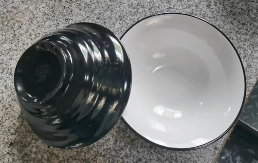 Cách làm bộ đồ ăn Melamine 2 màu?