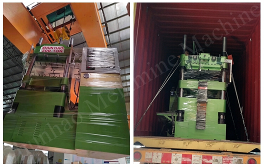 Lô hàng máy ép tạo hình bộ đồ ăn melamine 200 tấn từ nhà máy Shunhao