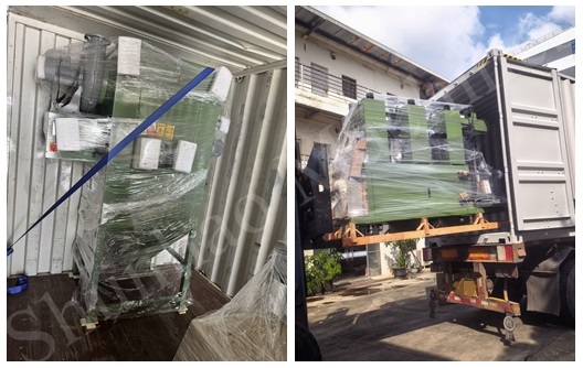 Nhà máy Shunhao hoàn tất thành công việc vận chuyển một lô máy mài cạnh melamine mới