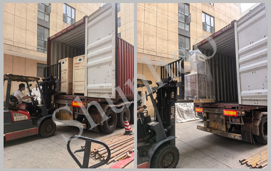 Nhà máy Shunhao xuất xưởng thành công máy ép khuôn và thiết bị gia nhiệt cho sản phẩm melamine.