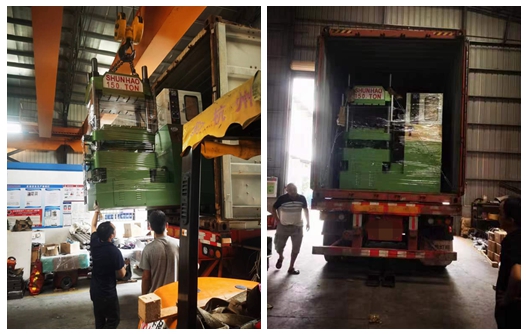 Máy nén Melamine tự động Shunhao 150 tấn Lô hàng mới