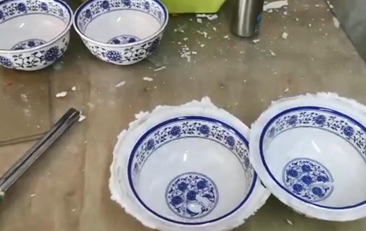 Cách Dán Giấy Decal 2 Mặt Bát Melamine?