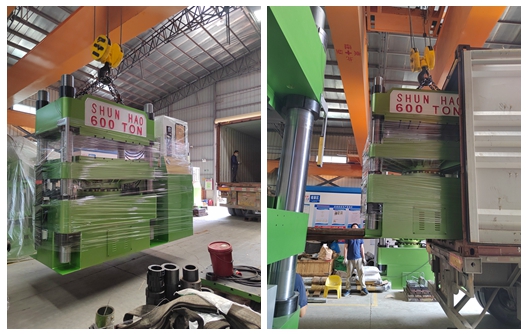 Lô hàng máy ép khuôn bộ đồ ăn 600 tấn Melamine - Nhà máy Shunhao